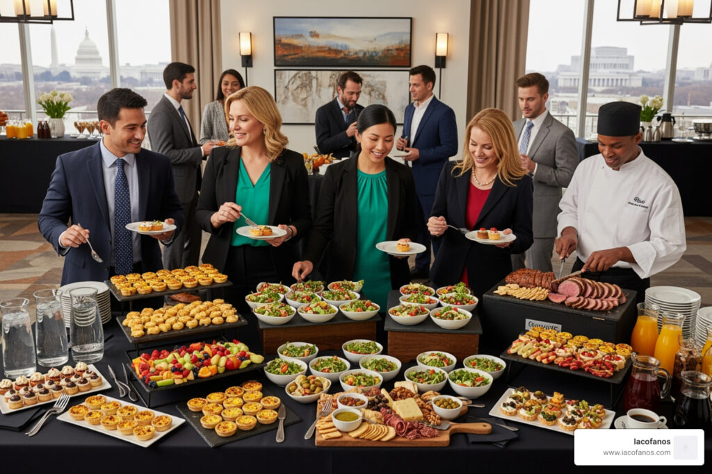 capital-gains-and-gourmet-grains-with-the-best-dc-corporate-catering-image - Iacofanos washington dc corporate catering