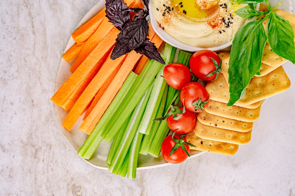 crudité platters for FBOs