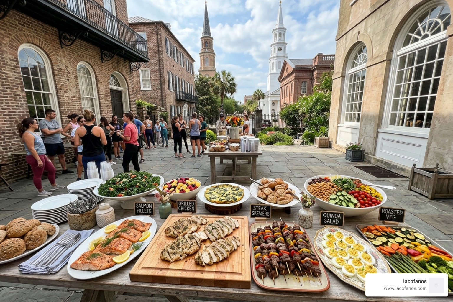 high protein catering Charleston