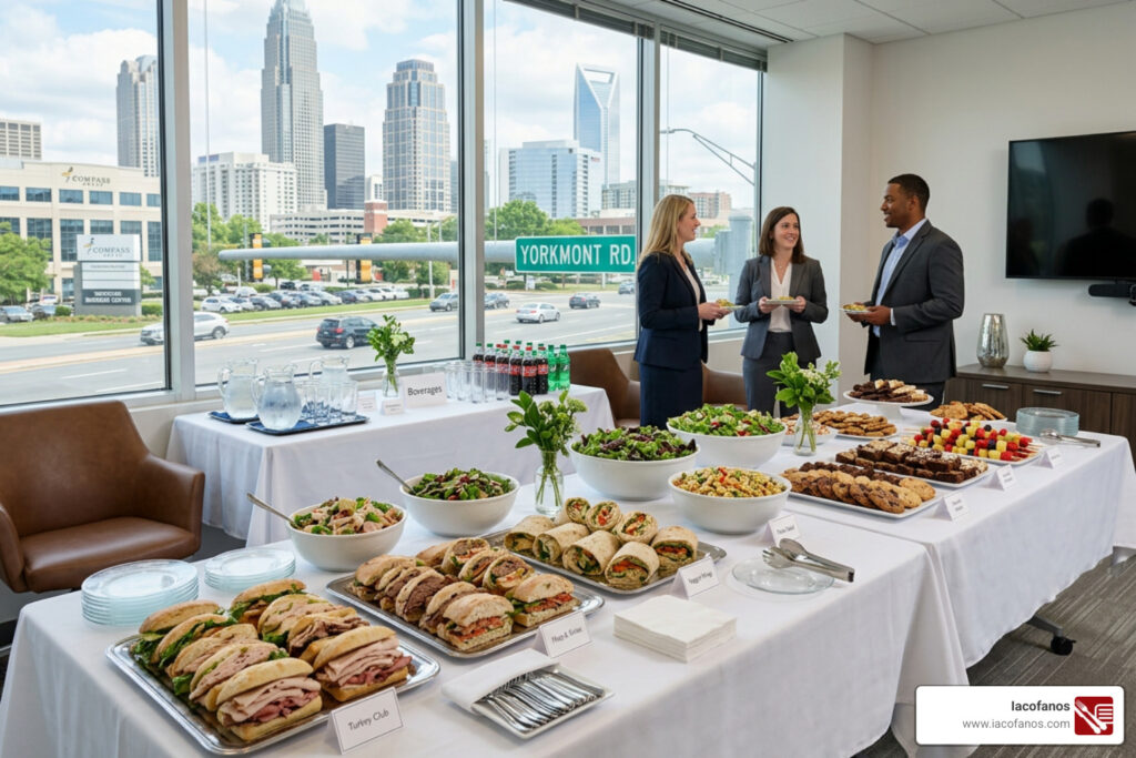 corporate caterers Yorkmont Rd Charlotte