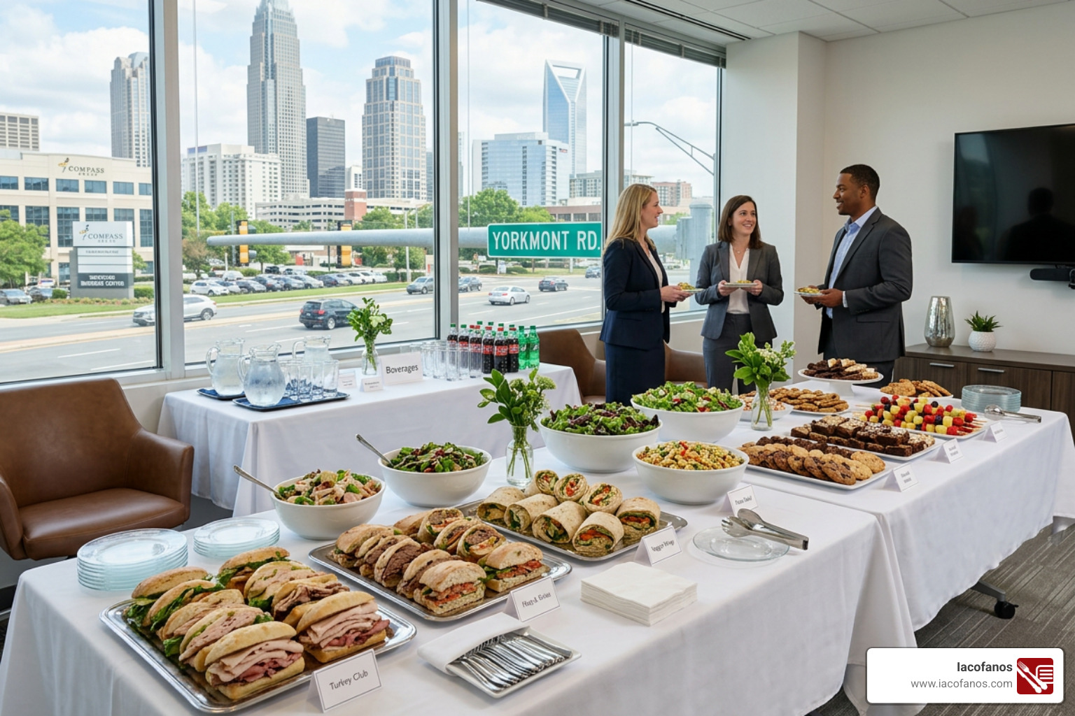 corporate caterers Yorkmont Rd Charlotte